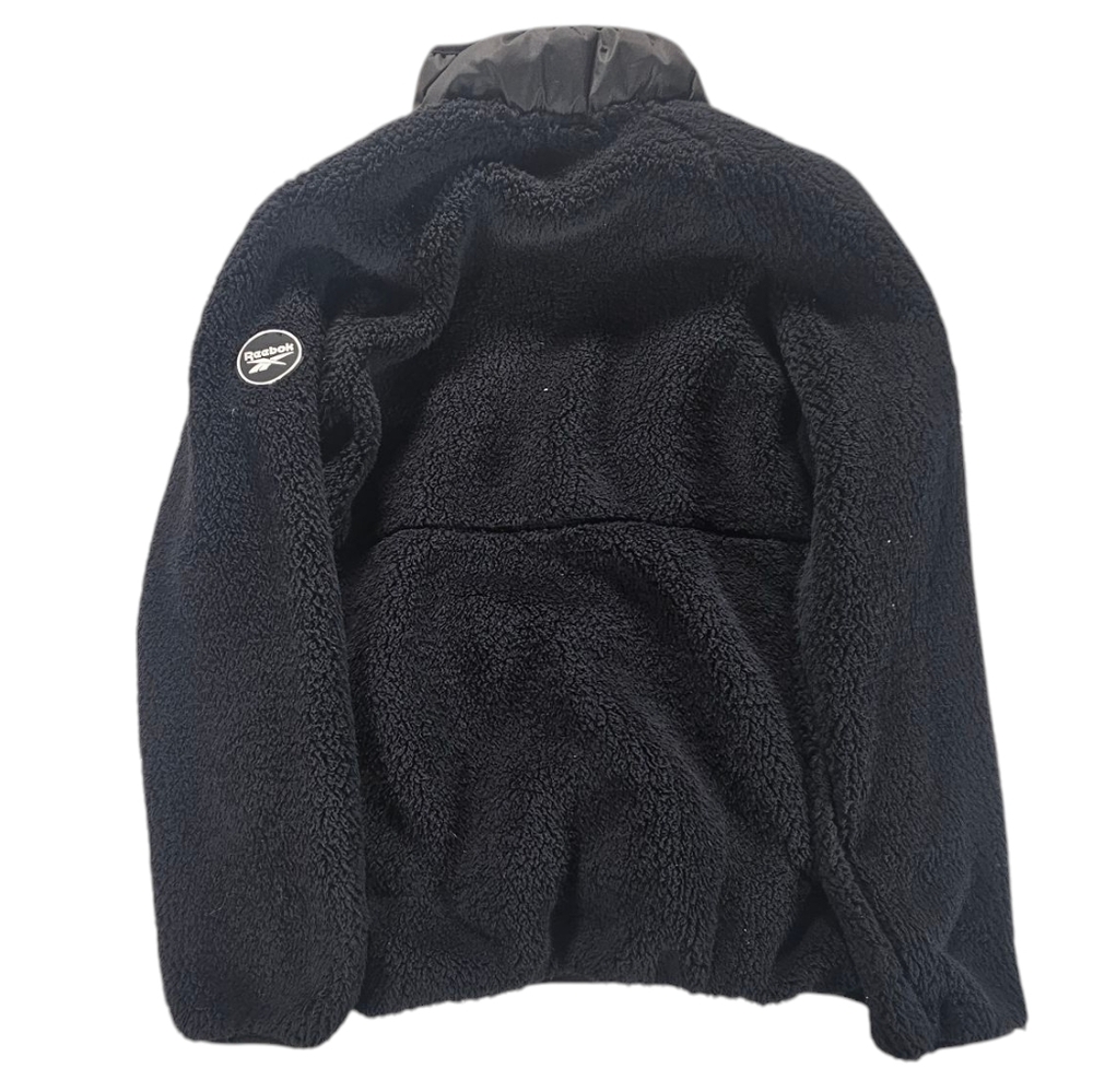 NWT Reebok Women's Black Sherpa Fleece size Large super soft - Picture 2 of 5